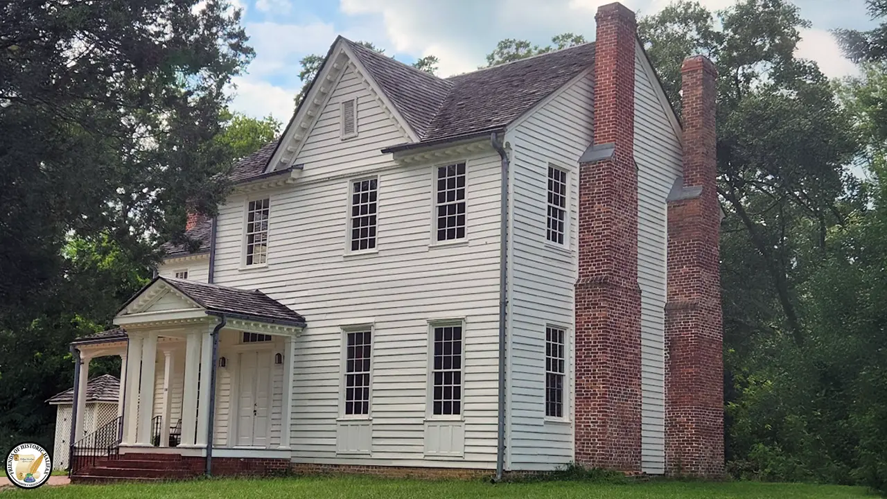 WR DAVIE HOUSE LANDSCAPING PROJECT        HISTORIC HALIFAX IN NORTH CAROLINA